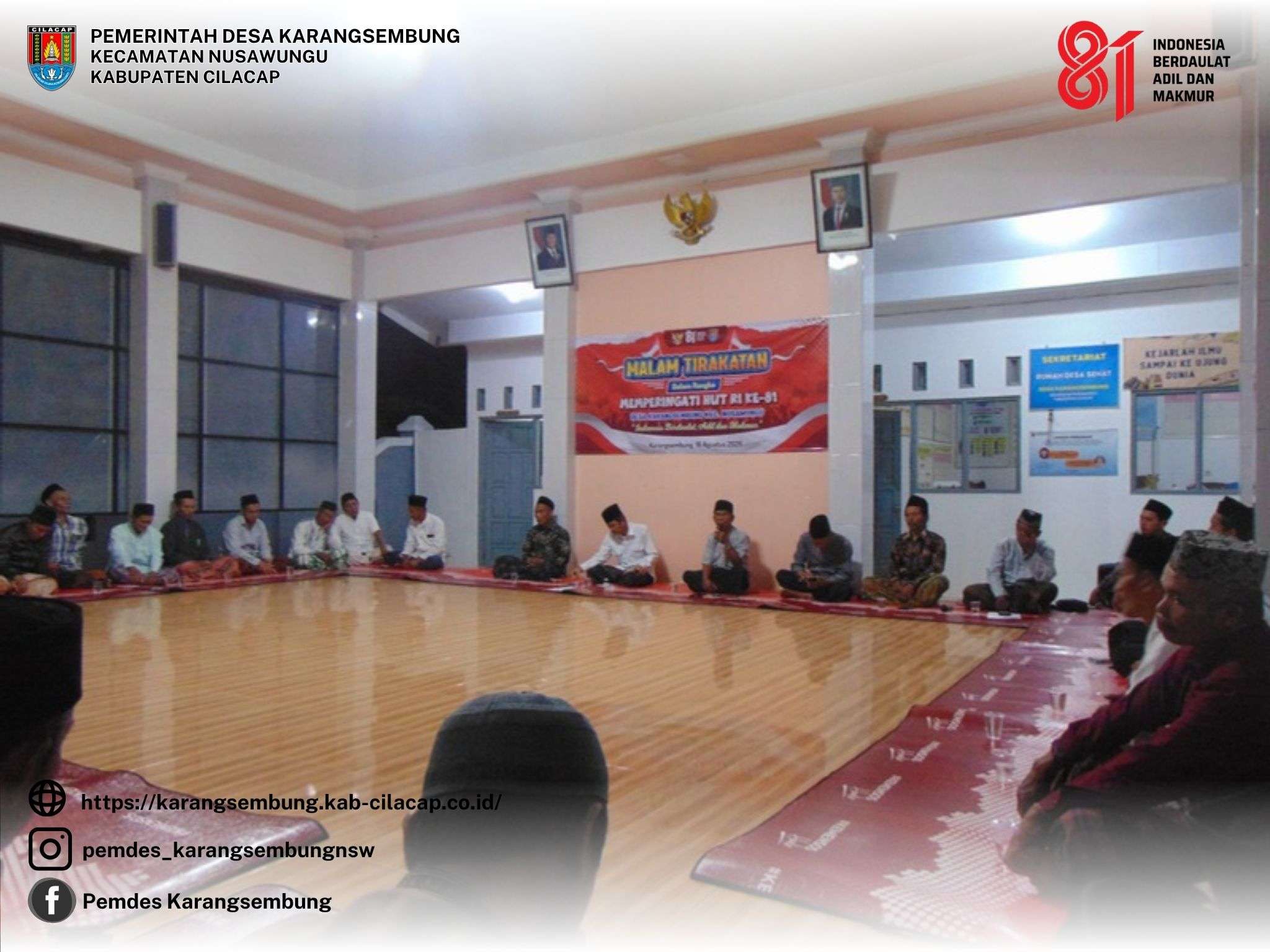Do'a Bersama Memeperingati HUT ke-81 RI