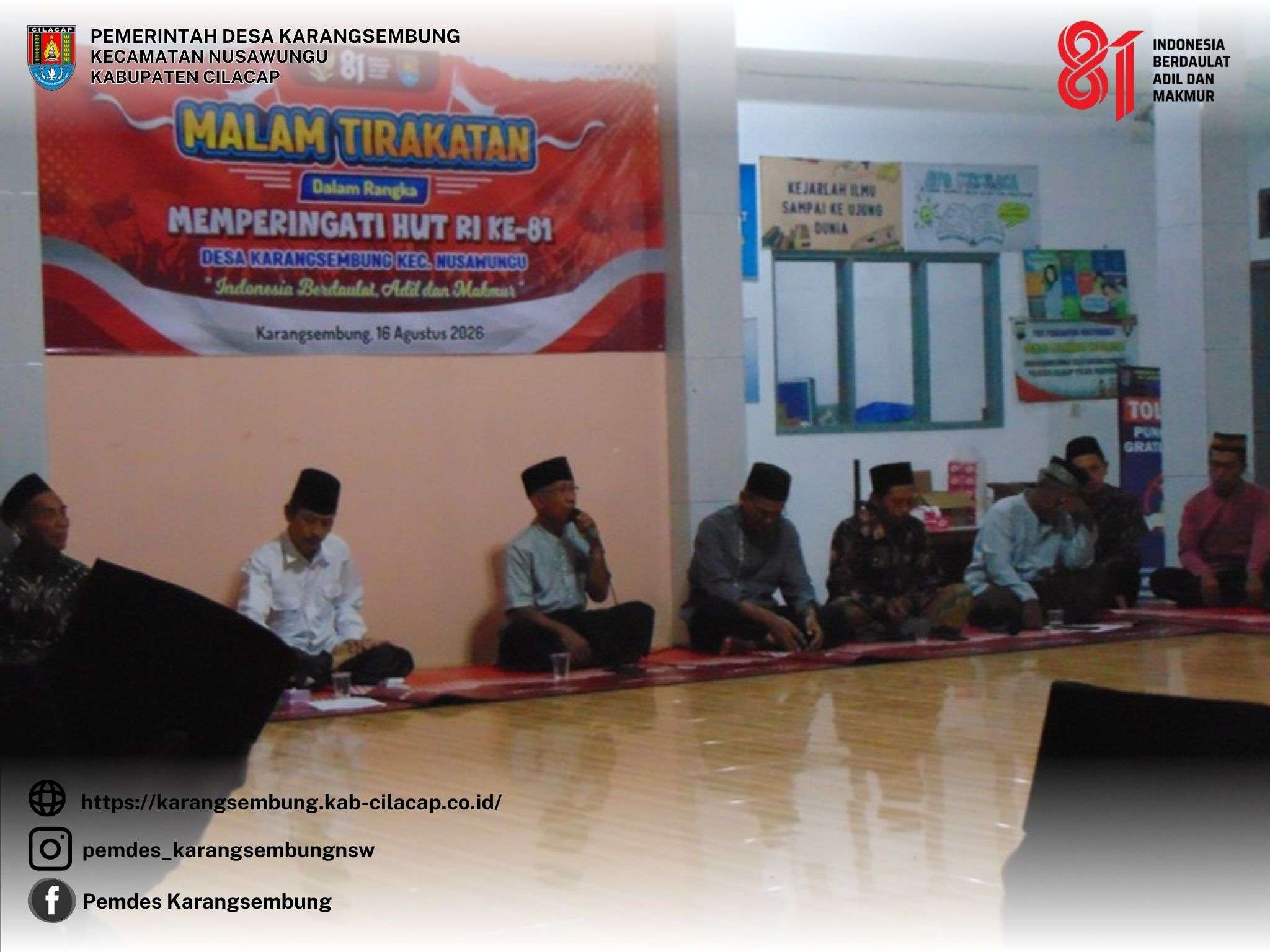 Do'a Bersama Memeperingati HUT ke-81 RI
