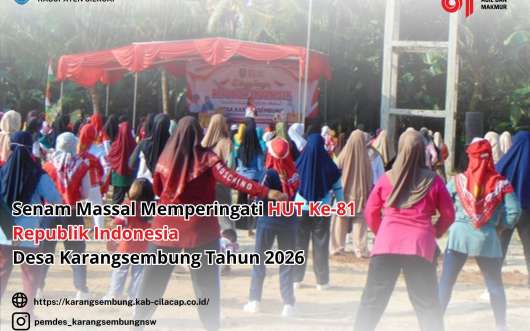 Senam Massal memperingati HUT ke-81 RI 