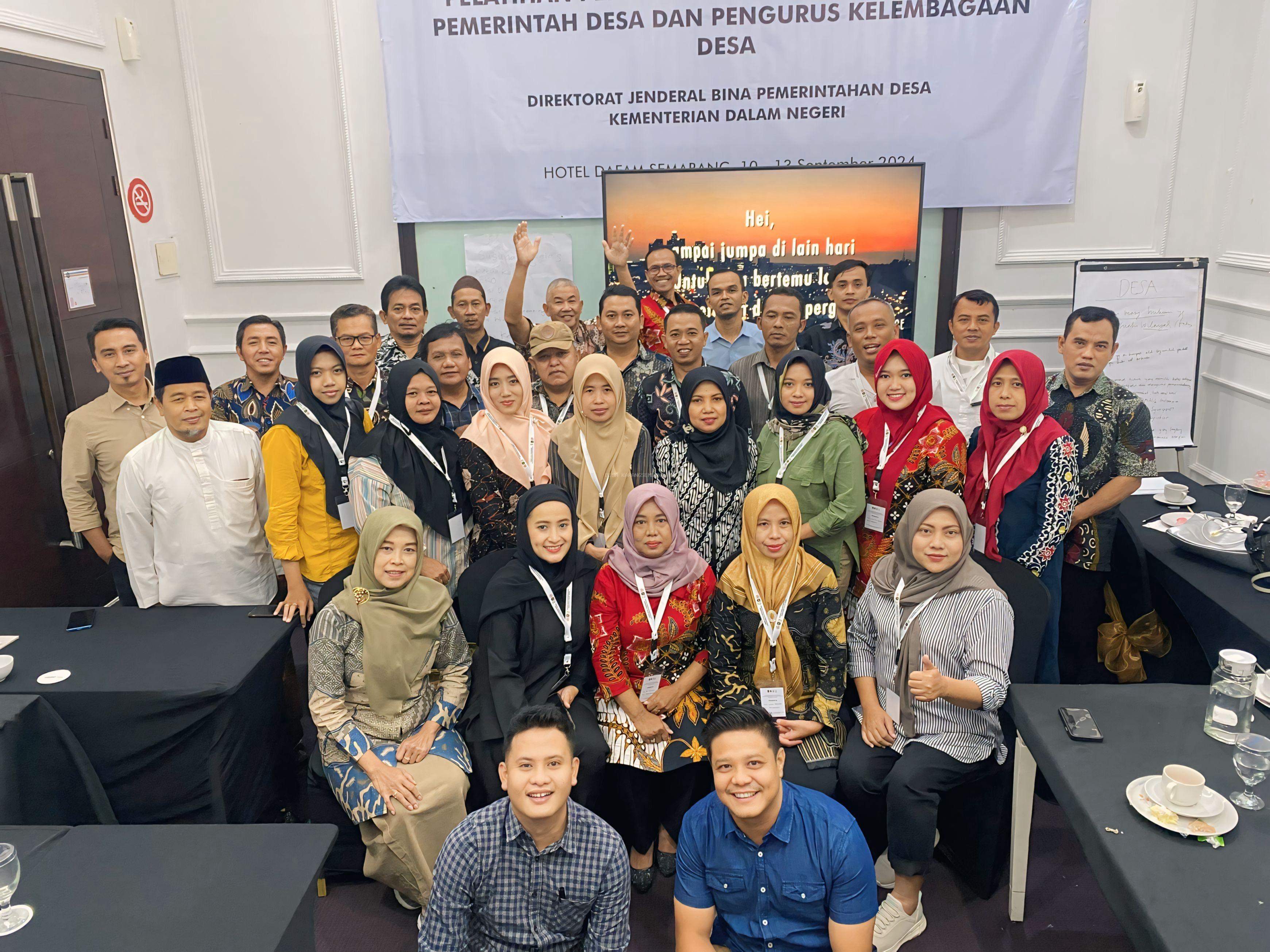 Pelatihan Peningkatan Kapasitas Aparatur Pemerintah Desa dan Pengurus Kelembagaan Desa