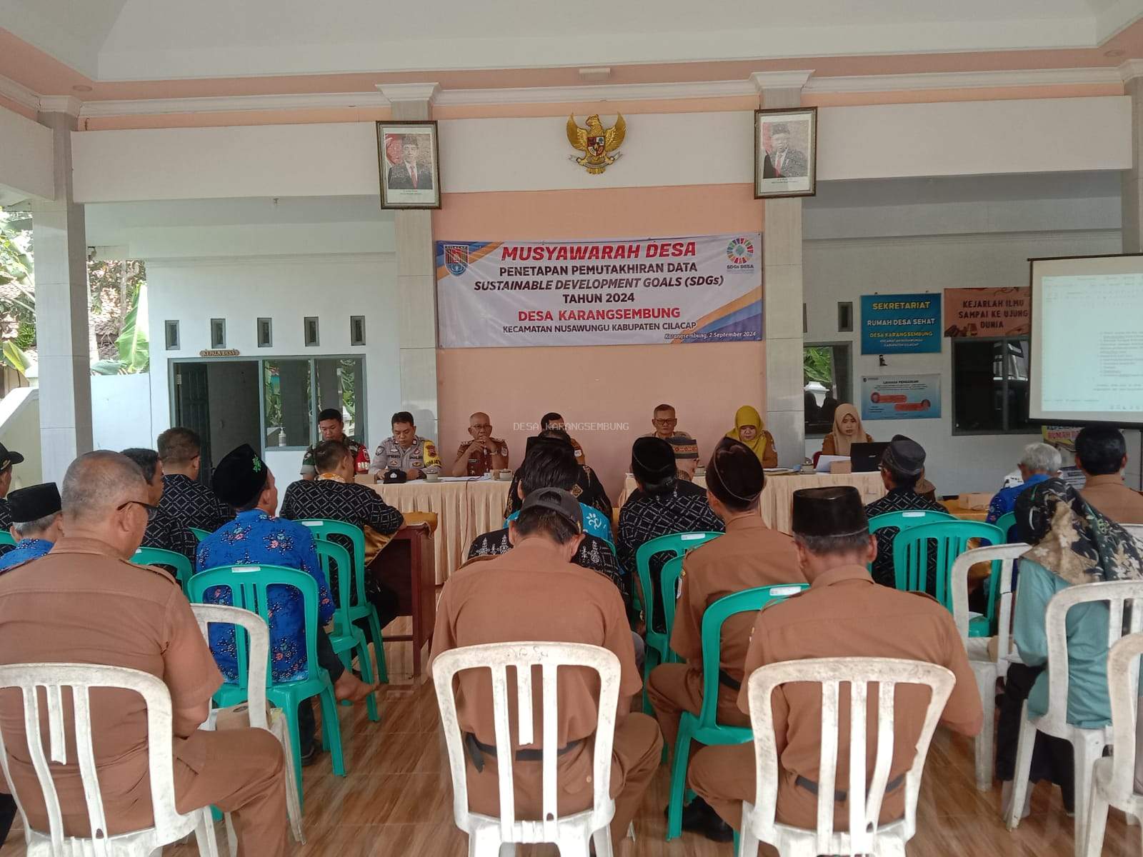 Penetapan Pemutakhiran Data SDGS Tahun 2024 Desa Karangsembung