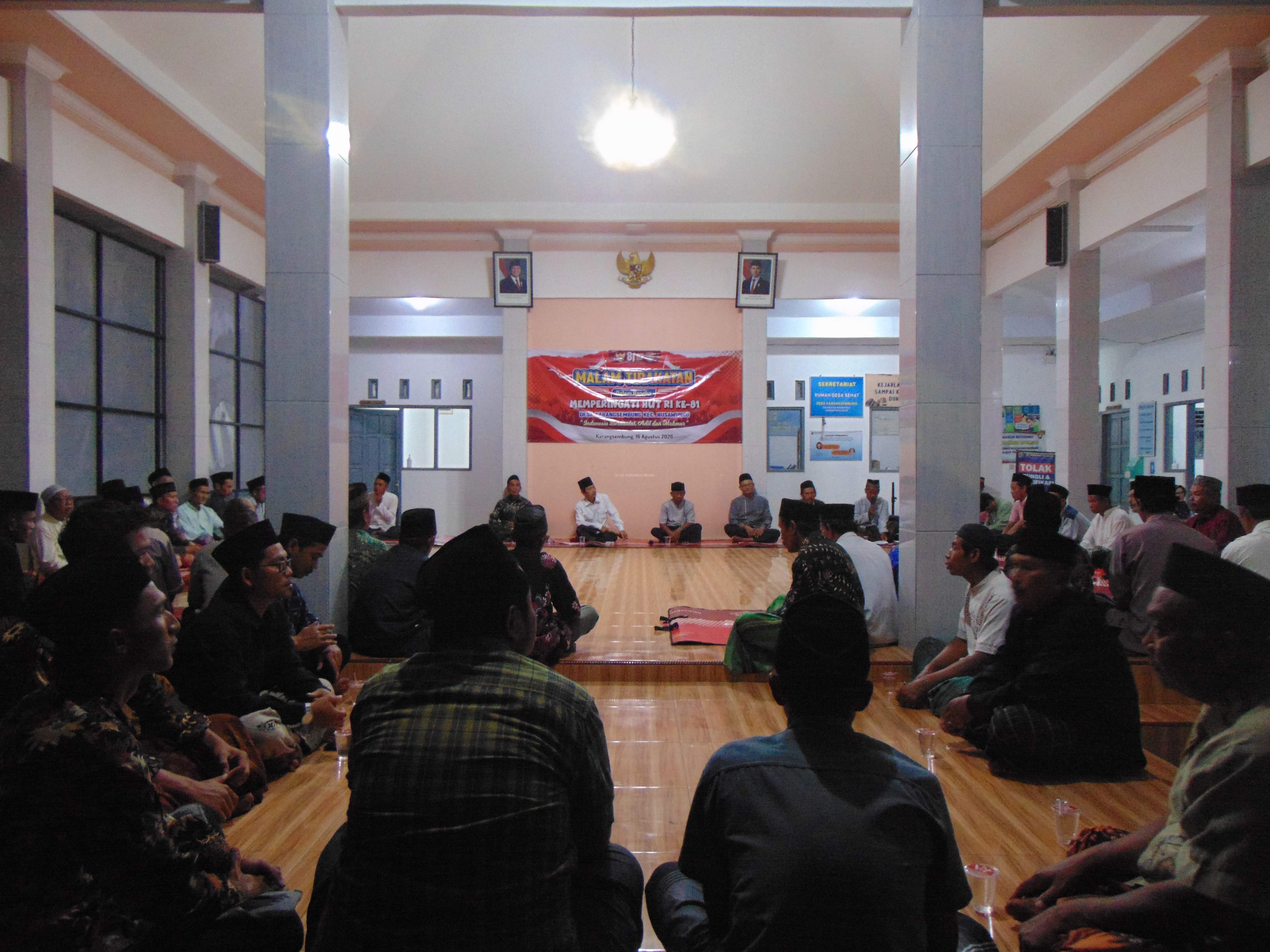 Do'a Bersama Memperingati HUT Ke-81 Republik Indonesia